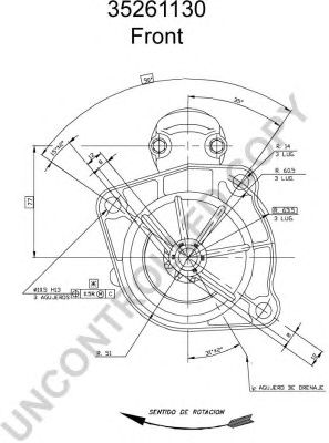 PRESTOLITE ELECTRIC 35261130 -  Стартер